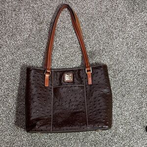 Dooney & Bourke Ostrich Small Lexington tote bag.